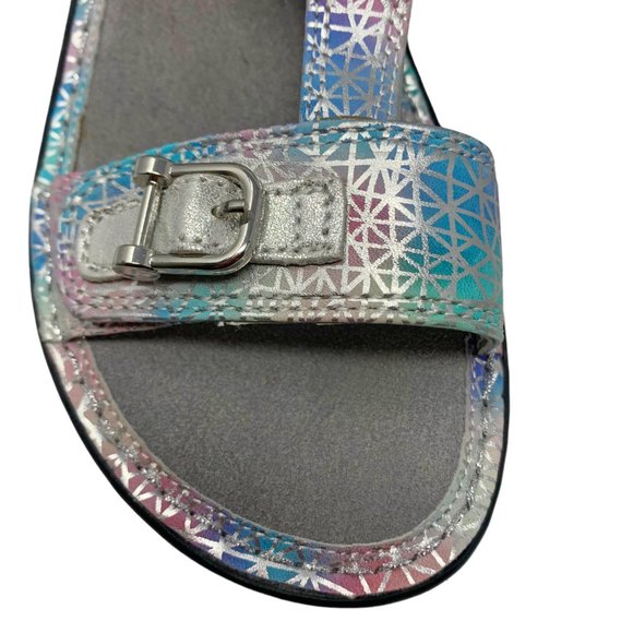 ALEGRIA Lara Pretty Baby Leather Wedge‎ Sandals  **NWOB - Picture 6 of 14